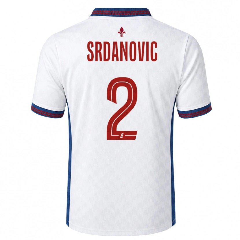 Danxen Kid Loun Srdanovic #2 Red White Blue Away Jersey 2026/27 T-Shirt