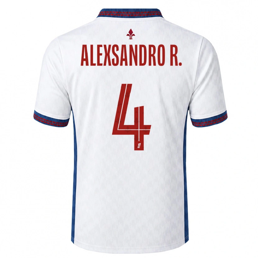Danxen Kid Alexsandro Victor De Souza Ribeiro #4 Red White Blue Away Jersey 2026/27 T-Shirt