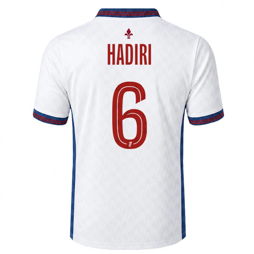 Danxen Kid Elias Hadiri #6 Red White Blue Away Jersey 2026/27 T-Shirt
