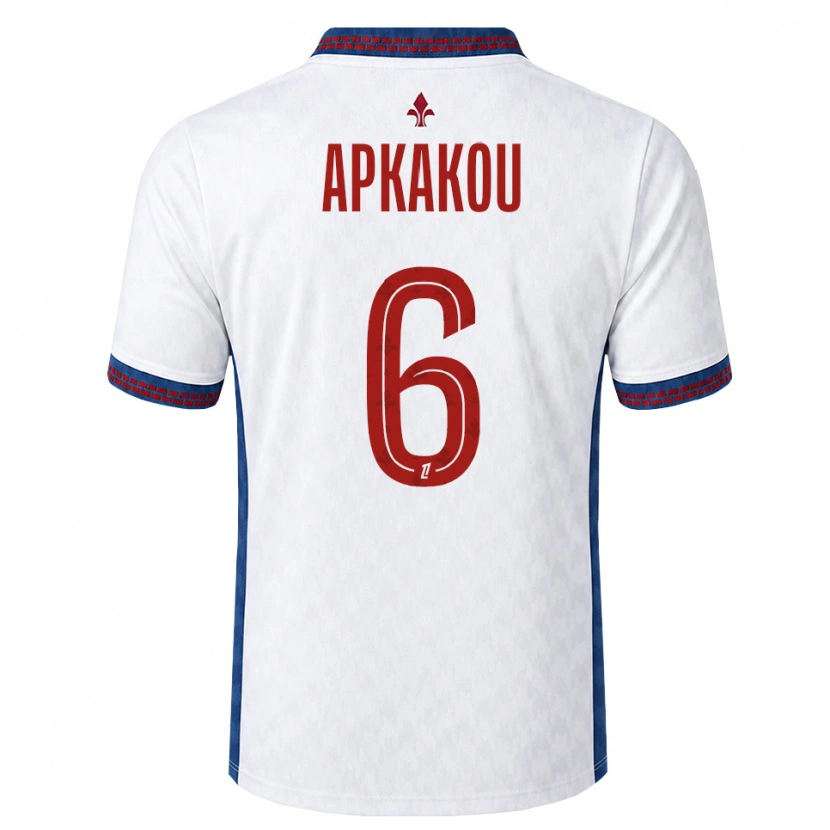 Danxen Kid Ethan Apkakou #6 Red White Blue Away Jersey 2026/27 T-Shirt