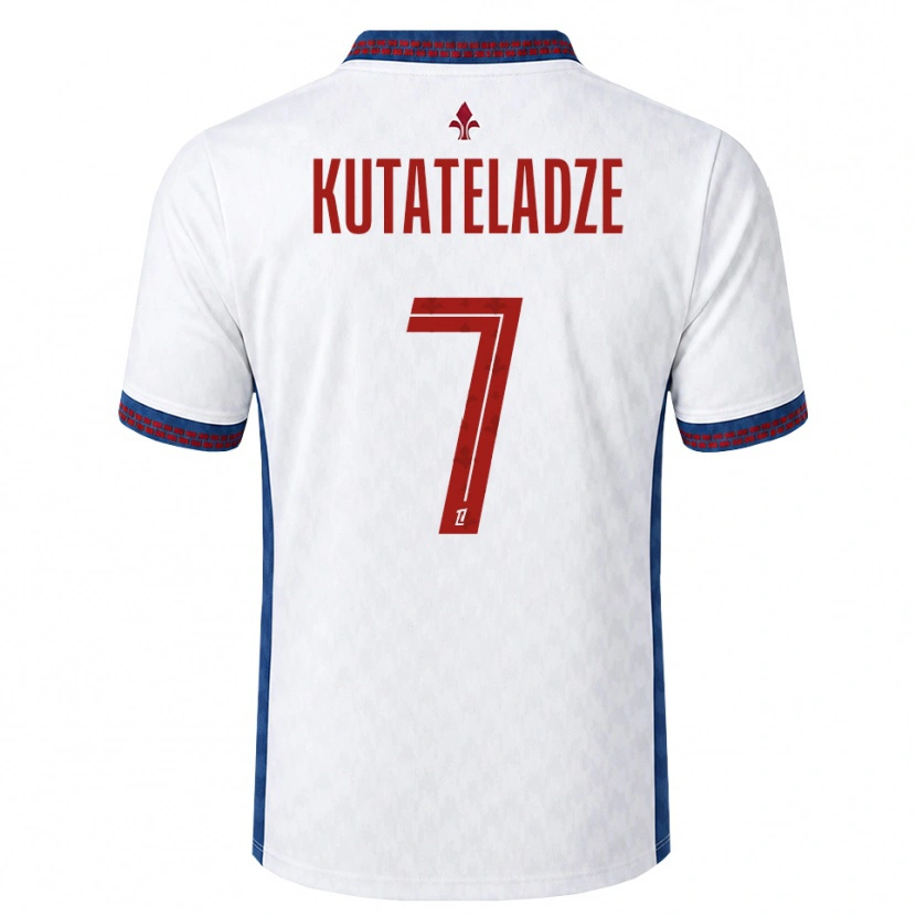 Danxen Kid Alexandre Kutateladze #7 Red White Blue Away Jersey 2026/27 T-Shirt