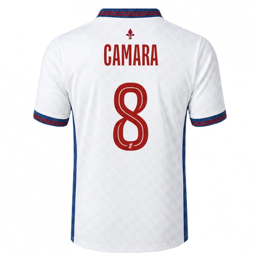 Danxen Kid Ismaël Camara #8 Red White Blue Away Jersey 2026/27 T-Shirt