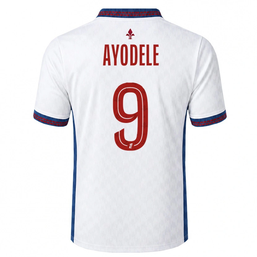 Danxen Kid Adeshina Ayodele #9 Red White Blue Away Jersey 2026/27 T-Shirt