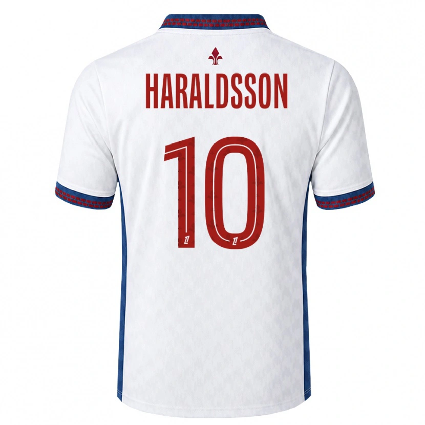 Danxen Kid Hákon Arnar Haraldsson #10 Red White Blue Away Jersey 2026/27 T-Shirt