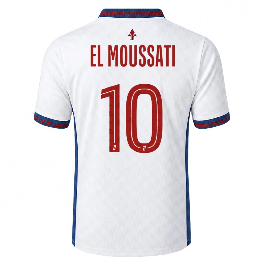 Danxen Kid Redouane El Moussati #10 Red White Blue Away Jersey 2026/27 T-Shirt