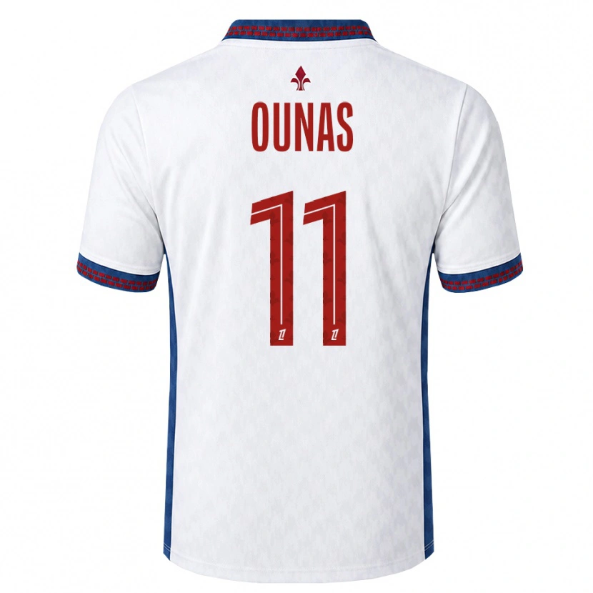 Danxen Kid Adam Ounas #11 Red White Blue Away Jersey 2026/27 T-Shirt
