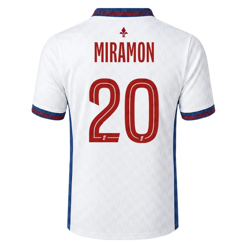Danxen Kid Ignacio Miramón #20 Red White Blue Away Jersey 2026/27 T-Shirt