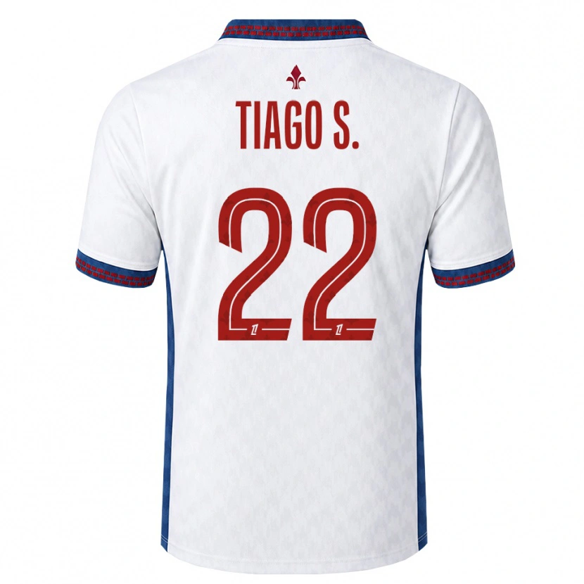 Danxen Kid Tiago Santos #22 Red White Blue Away Jersey 2026/27 T-Shirt
