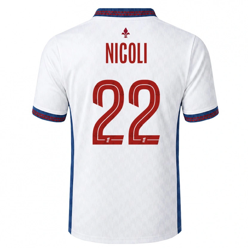 Danxen Kid Morgane Nicoli #22 Red White Blue Away Jersey 2026/27 T-Shirt