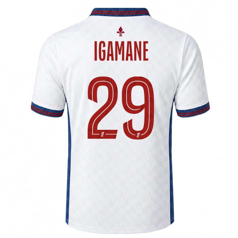 Danxen Kid Hamza Igamane #29 Red White Blue Away Jersey 2026/27 T-Shirt