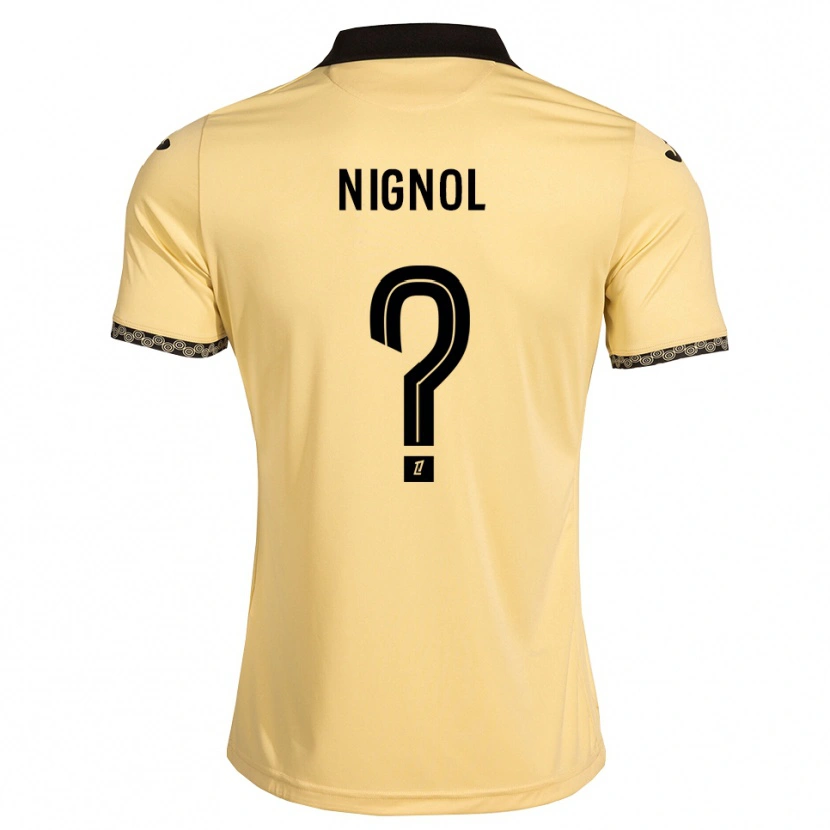 Danxen Kid Vincent Nignol #0 Navajowhite Black Away Jersey 2026/27 T-Shirt