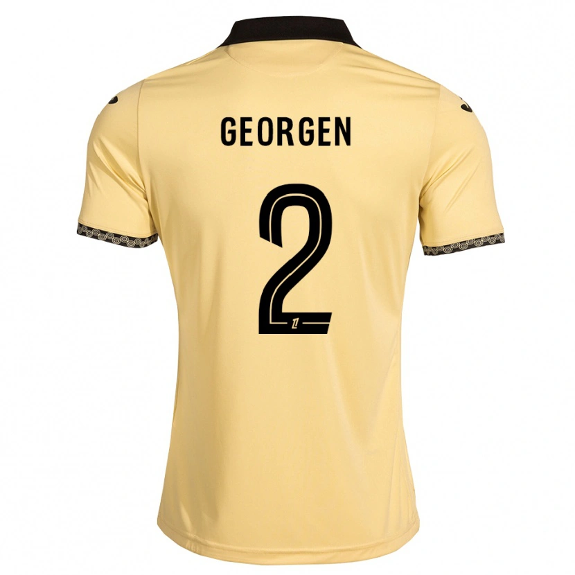 Danxen Kid Alec Georgen #2 Navajowhite Black Away Jersey 2026/27 T-Shirt