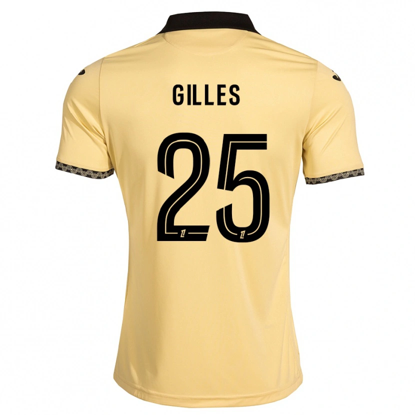 Danxen Kid Elodie Gilles #25 Navajowhite Black Away Jersey 2026/27 T-Shirt