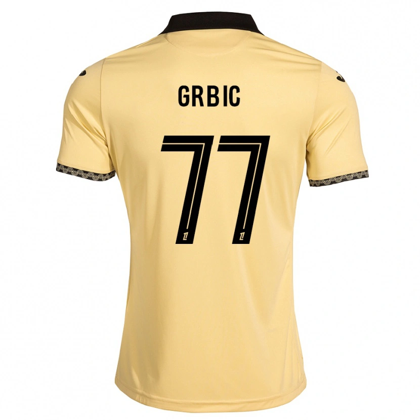 Danxen Kid Adrian Grbic #77 Navajowhite Black Away Jersey 2026/27 T-Shirt