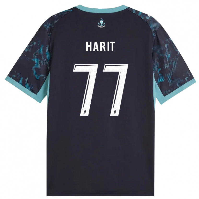 Danxen Kid Amine Harit #77 Paleturquoise White Black Away Jersey 2026/27 T-Shirt