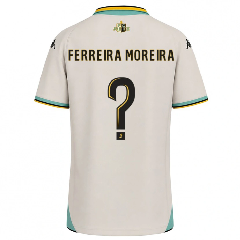 Danxen Kid Ruben Ferreira Moreira #0 Floral White Black Away Jersey 2026/27 T-Shirt