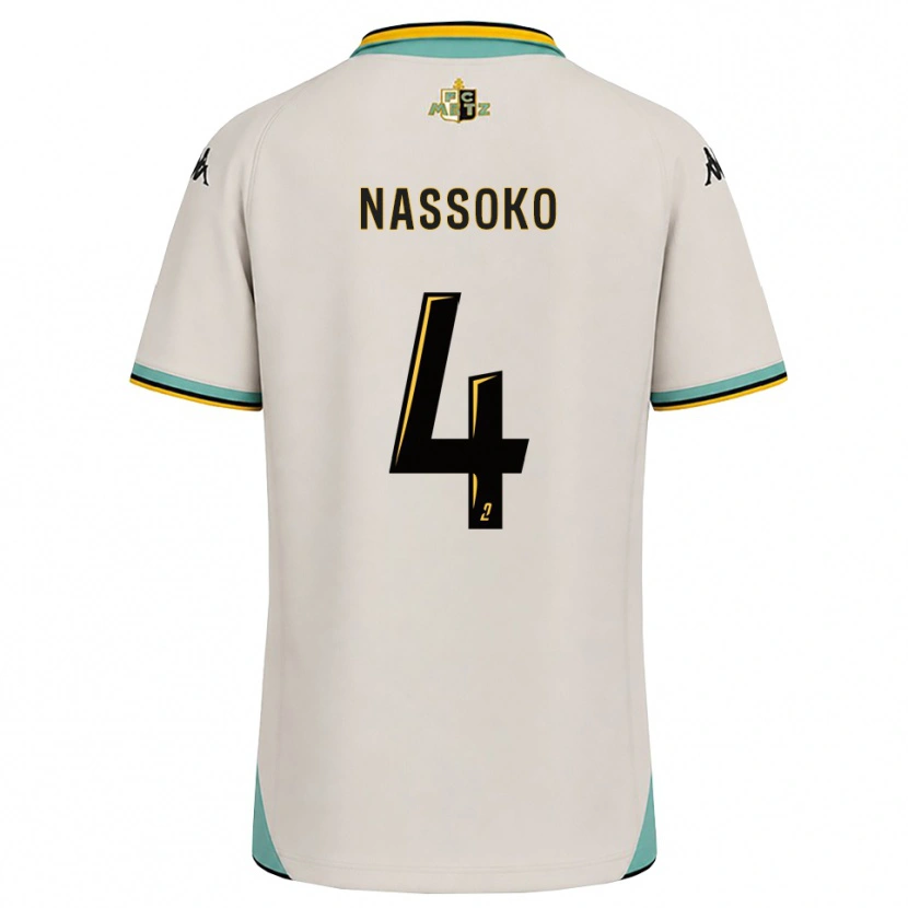 Danxen Kid Abdoulaye Nassoko #4 Floral White Black Away Jersey 2026/27 T-Shirt
