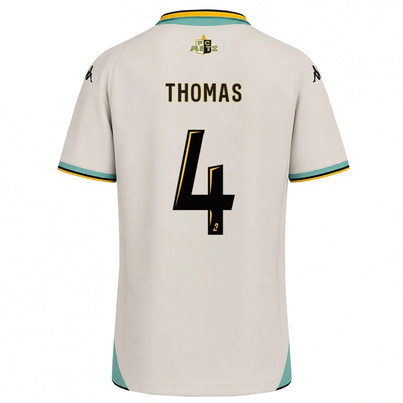 Danxen Kid Gabriel Thomas #4 Floral White Black Away Jersey 2026/27 T-Shirt