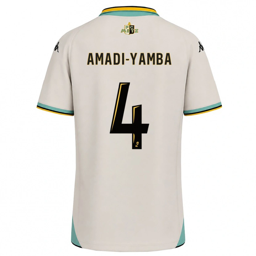 Danxen Kid Nelson Amadi-Yamba #4 Floral White Black Away Jersey 2026/27 T-Shirt