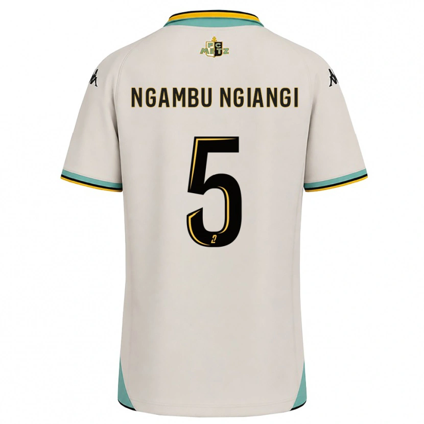 Danxen Kid Esther Ngambu Ngiangi #5 Floral White Black Away Jersey 2026/27 T-Shirt