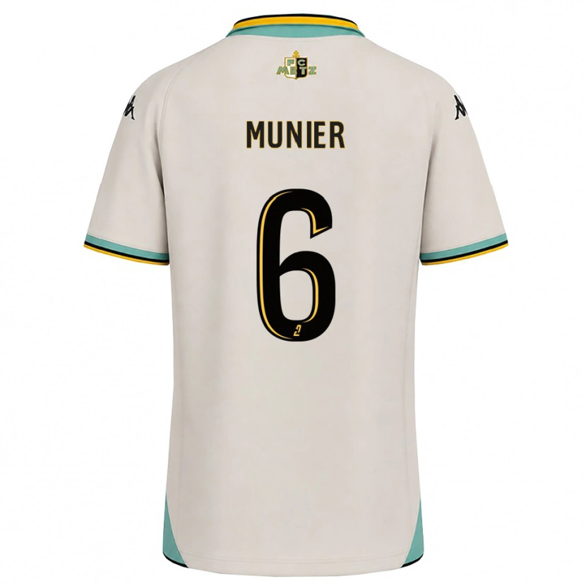 Danxen Kid Léa Munier #6 Floral White Black Away Jersey 2026/27 T-Shirt
