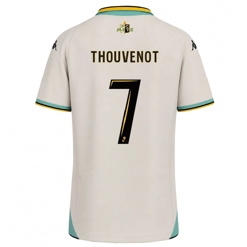 Danxen Kid Jules Thouvenot #7 Floral White Black Away Jersey 2026/27 T-Shirt