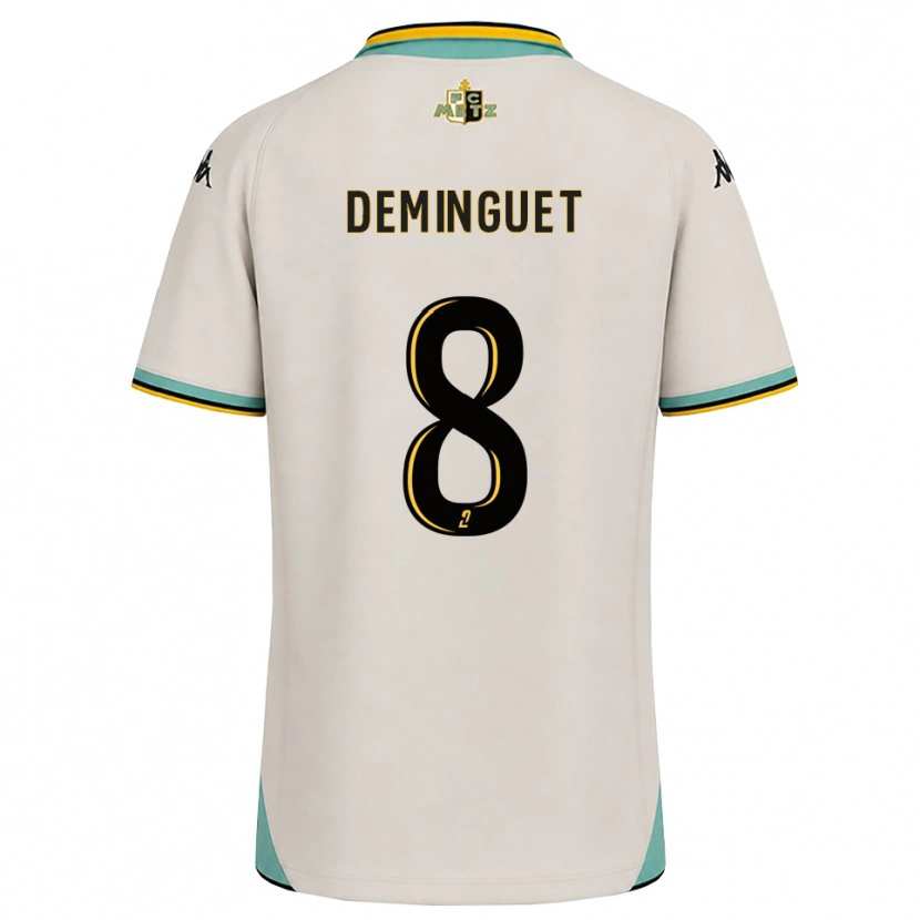 Danxen Kid Jessy Deminguet #8 Floral White Black Away Jersey 2026/27 T-Shirt