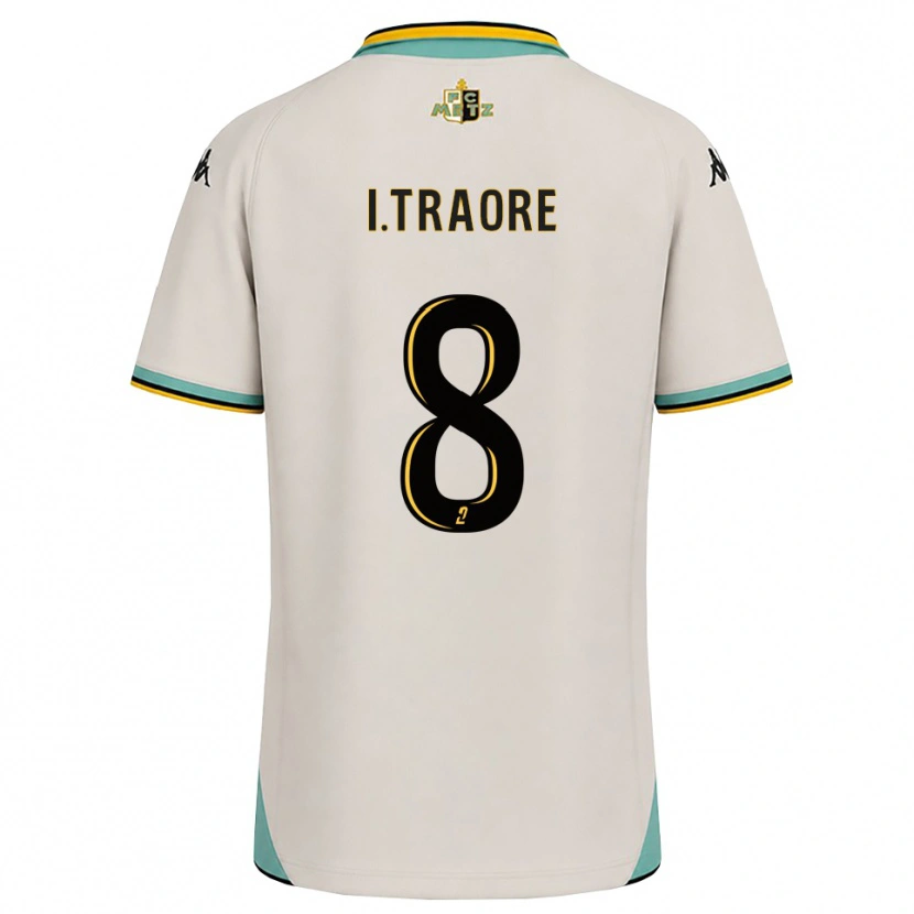 Danxen Kid Ismaël Traoré #8 Floral White Black Away Jersey 2026/27 T-Shirt