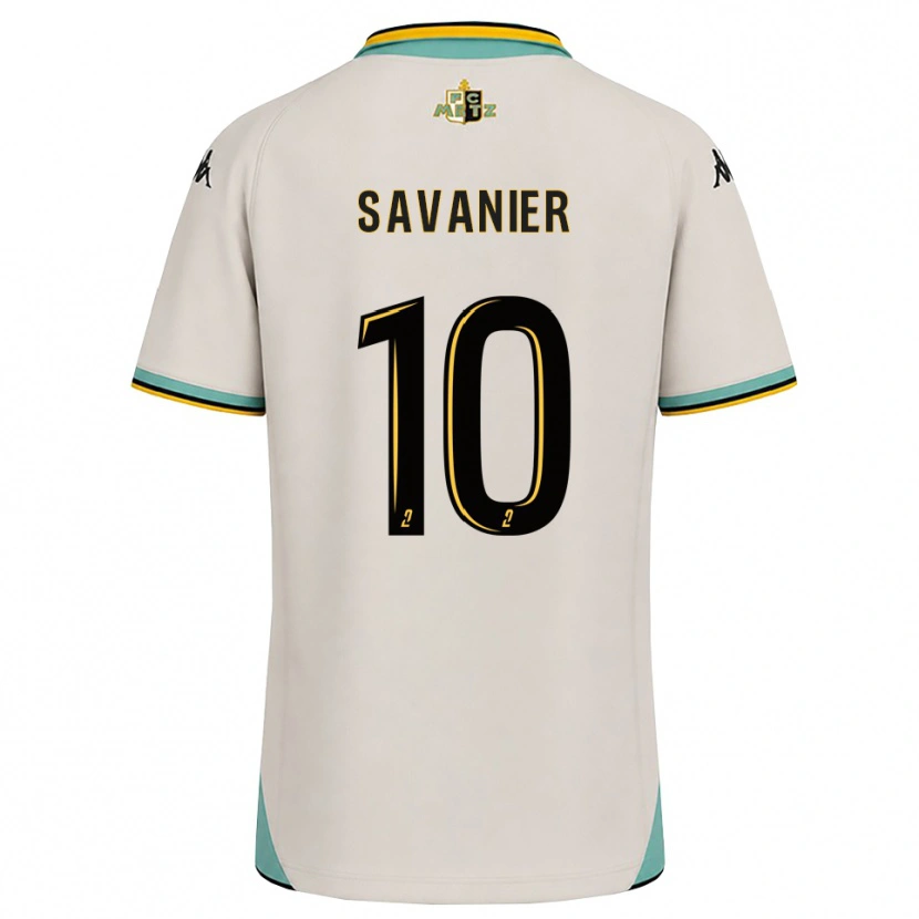 Danxen Kid Téji Savanier #10 Floral White Black Away Jersey 2026/27 T-Shirt