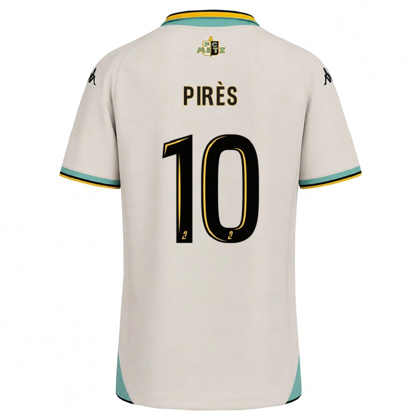 Danxen Kid Théo Pirès #10 Floral White Black Away Jersey 2026/27 T-Shirt