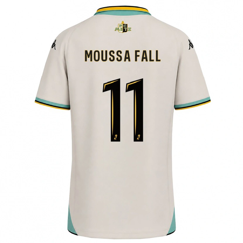 Danxen Kid Pape Moussa Fall #11 Floral White Black Away Jersey 2026/27 T-Shirt