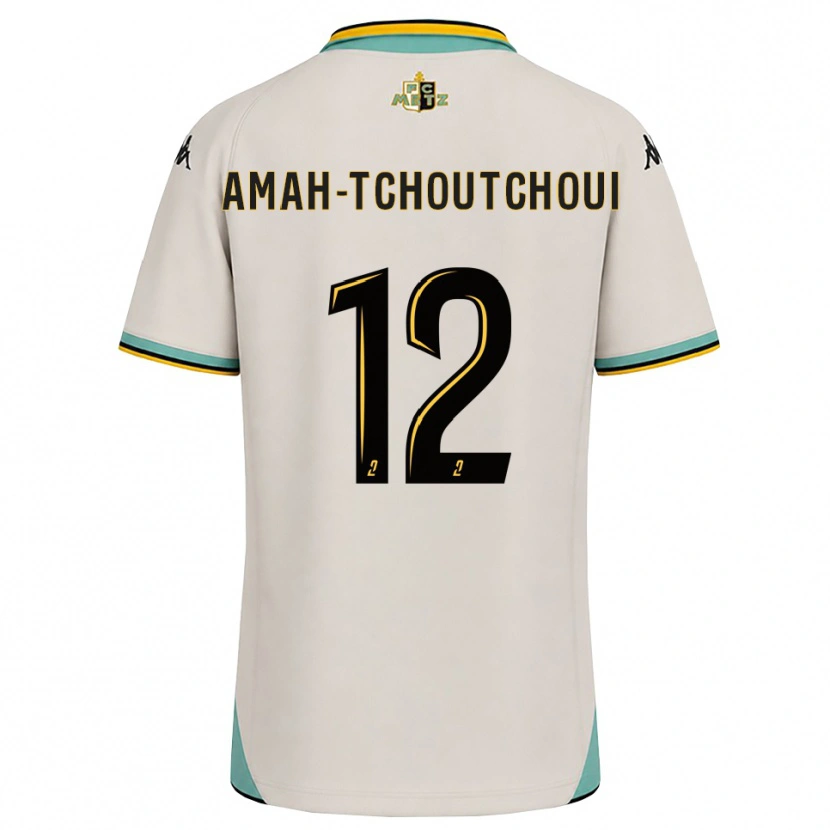 Danxen Kid Marco Amah-Tchoutchoui #12 Floral White Black Away Jersey 2026/27 T-Shirt