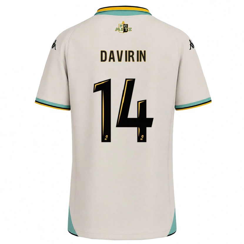 Danxen Kid Pierre-Alexandre Davirin #14 Floral White Black Away Jersey 2026/27 T-Shirt