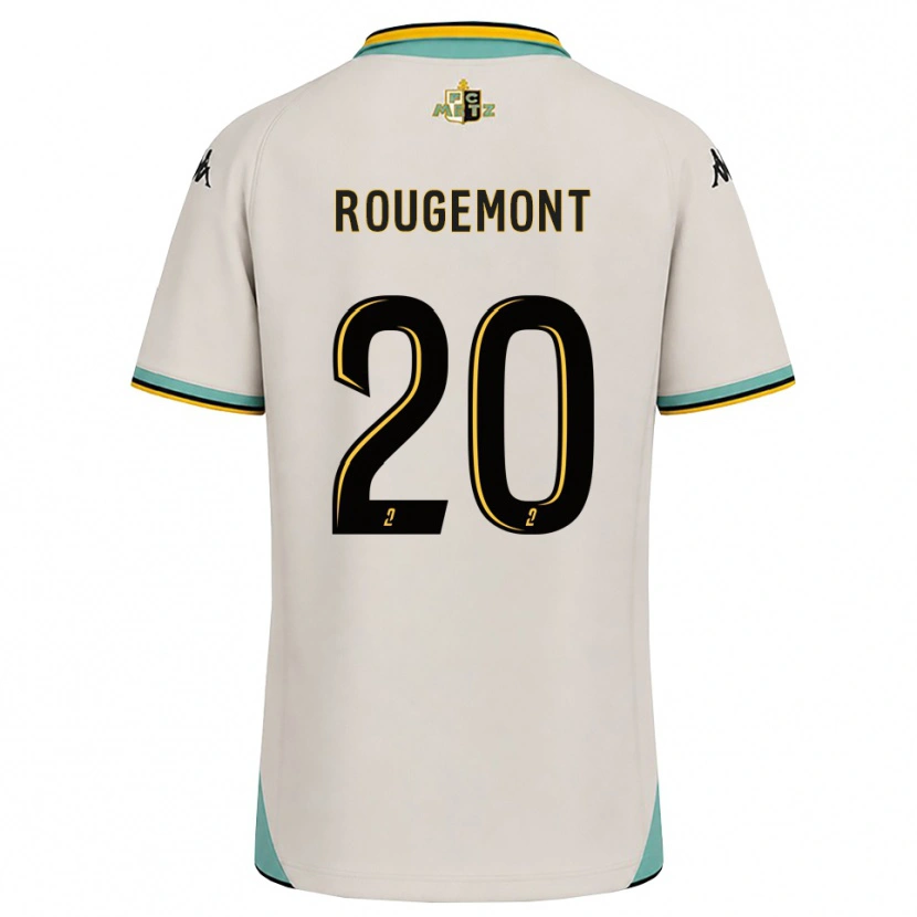 Danxen Kid Justine Rougemont #20 Floral White Black Away Jersey 2026/27 T-Shirt