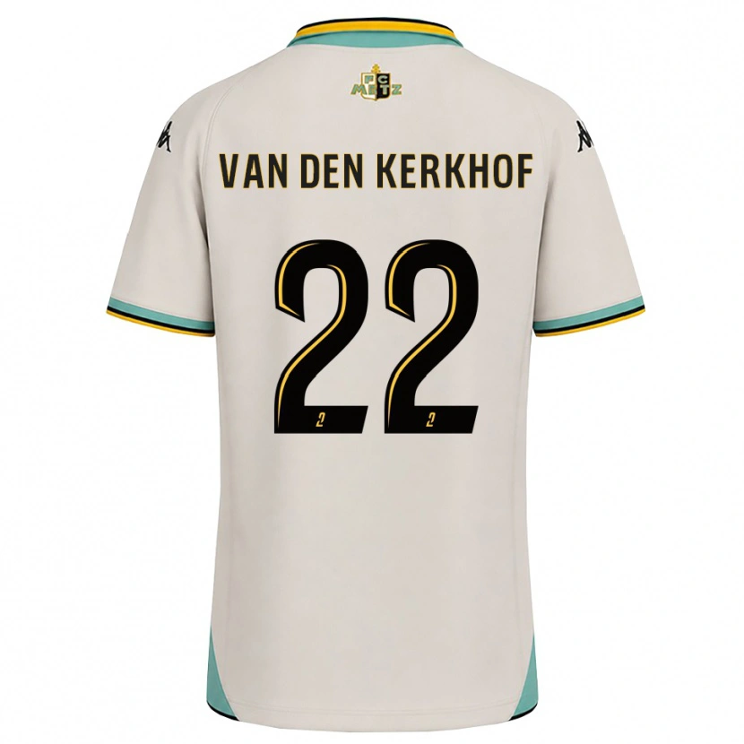 Danxen Kid Kevin Van Den Kerkhof #22 Floral White Black Away Jersey 2026/27 T-Shirt