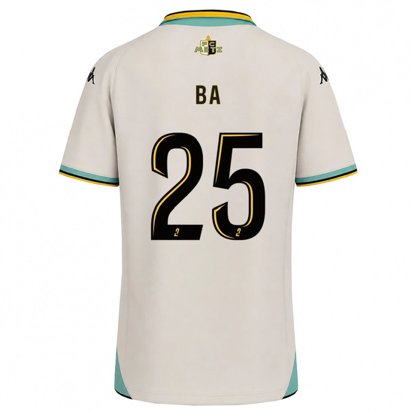 Danxen Kid Abdoulaye Ba #25 Floral White Black Away Jersey 2026/27 T-Shirt