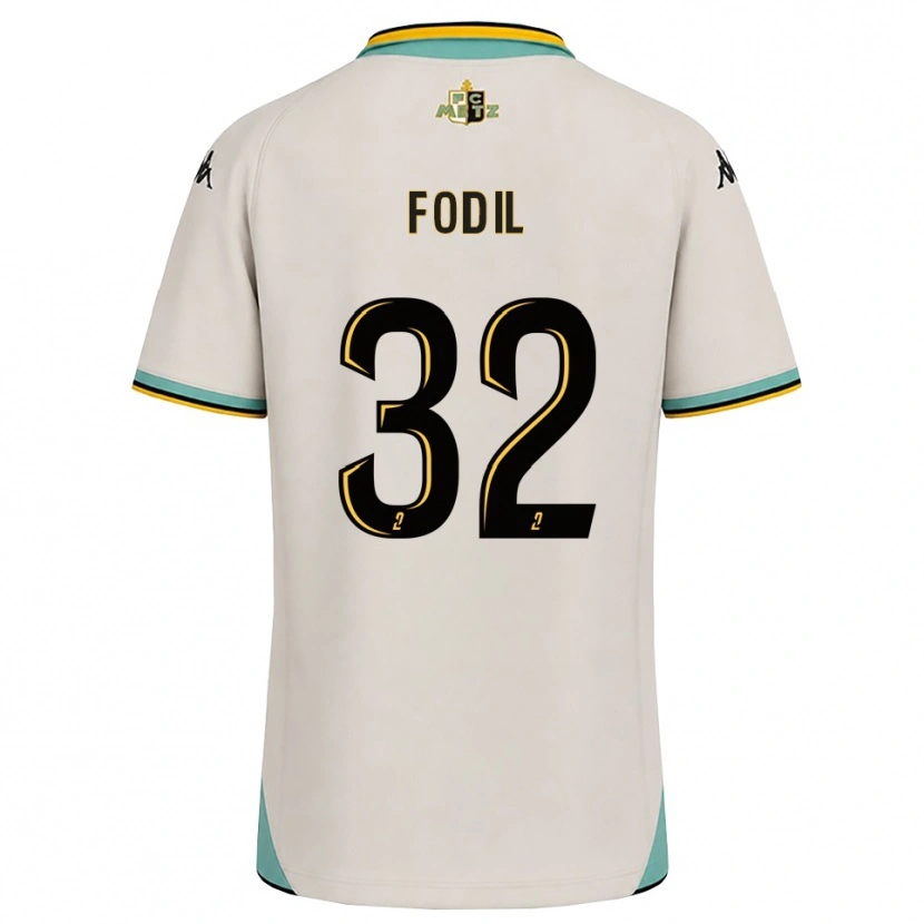 Danxen Kid Maria Fodil #32 Floral White Black Away Jersey 2026/27 T-Shirt