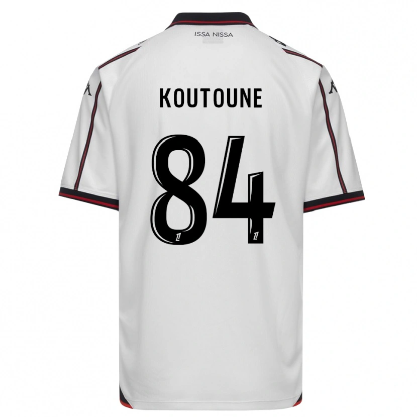 Danxen Kid Hamza Koutoune #84 Black White Away Jersey 2026/27 T-Shirt