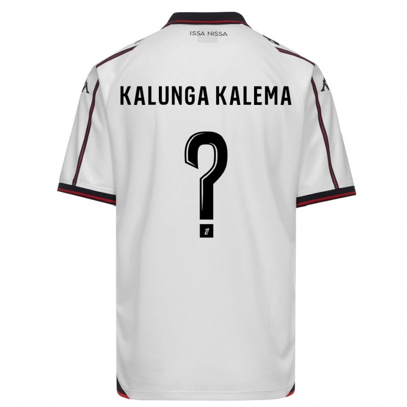Danxen Kid Kevin Kalunga Kalema #0 Black White Away Jersey 2026/27 T-Shirt
