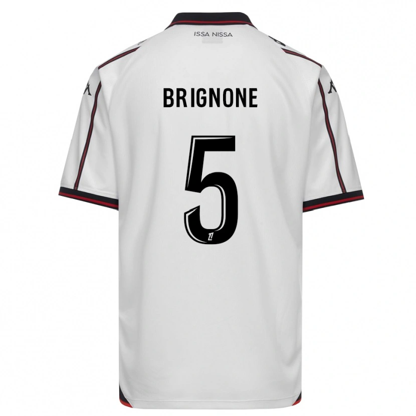 Danxen Kid Kenzo Brignone #5 Black White Away Jersey 2026/27 T-Shirt