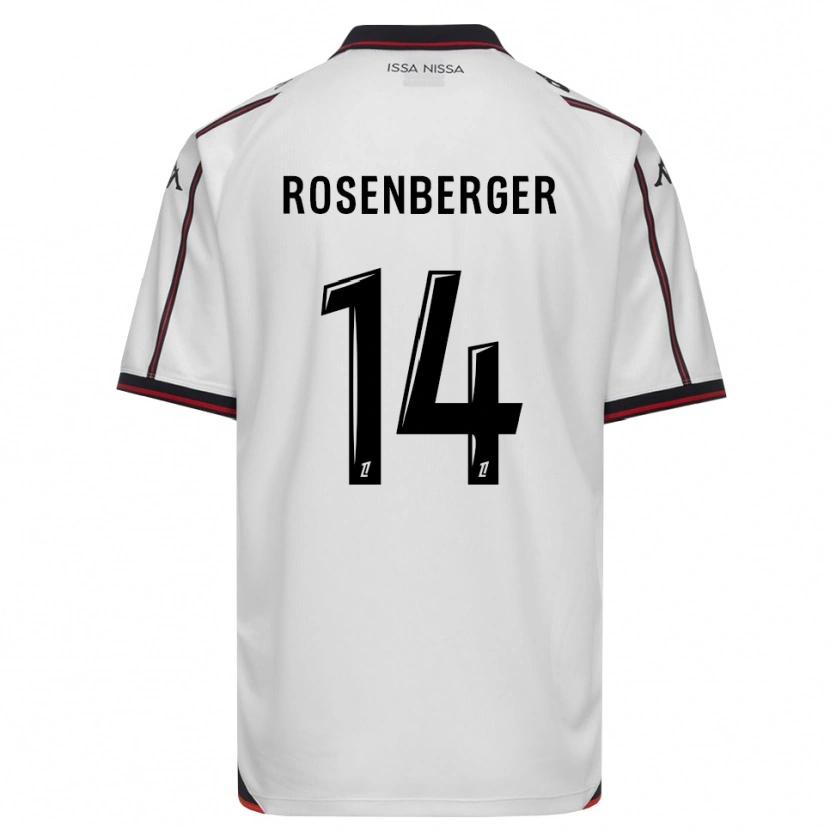 Danxen Kid Léa Rosenberger #14 Black White Away Jersey 2026/27 T-Shirt