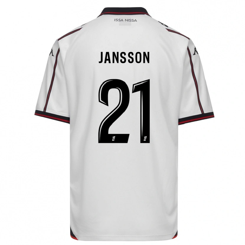 Danxen Kid Isak Jansson #21 Black White Away Jersey 2026/27 T-Shirt