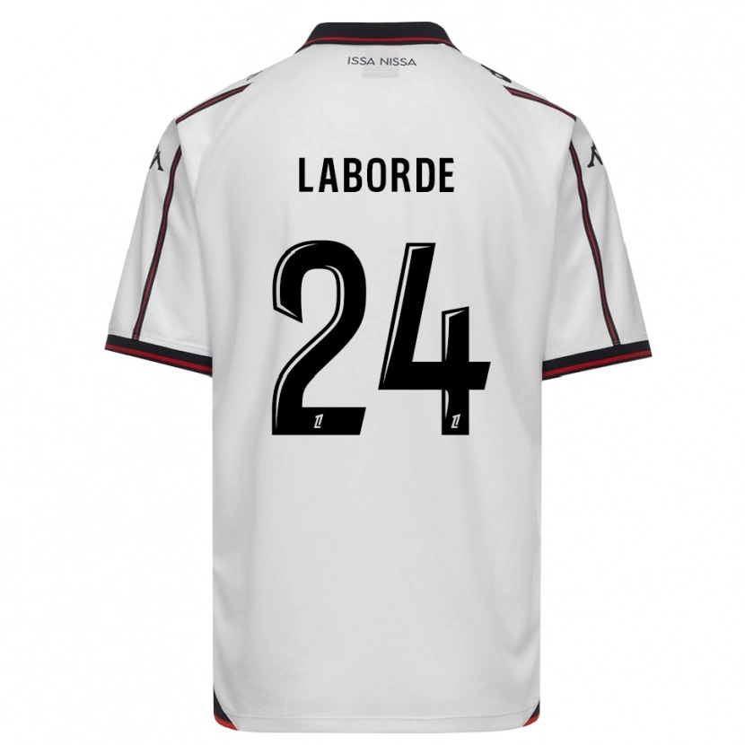 Danxen Kid Gaëtan Laborde #24 Black White Away Jersey 2026/27 T-Shirt