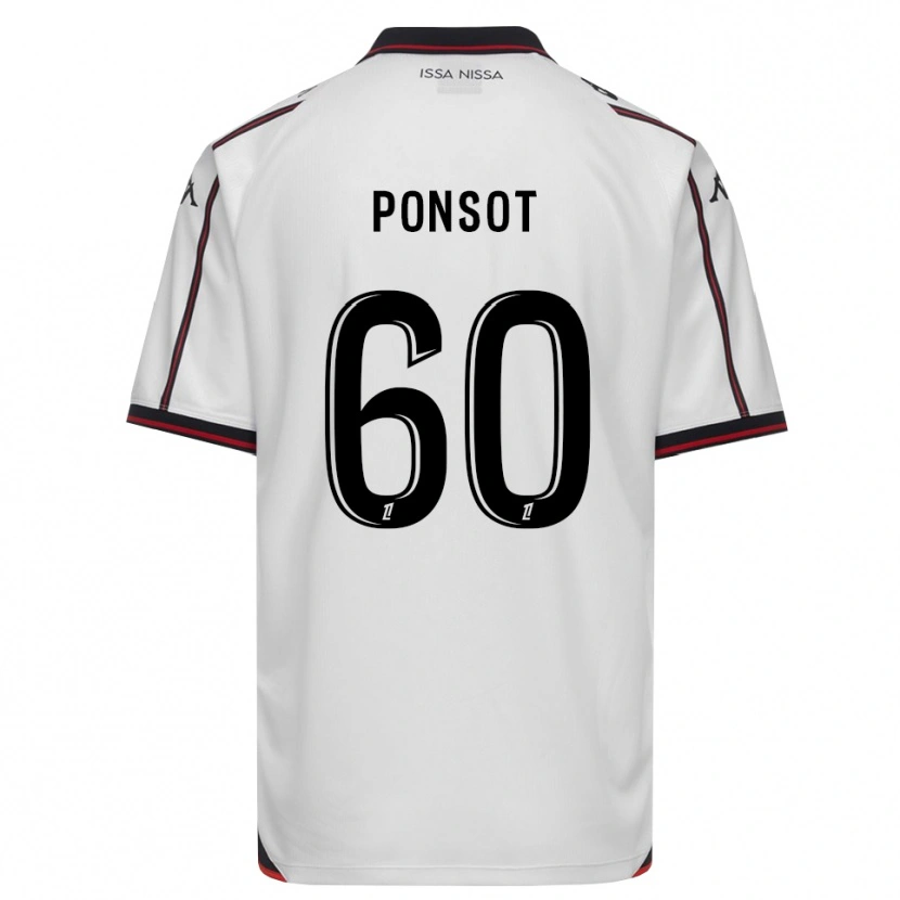 Danxen Kid Martin Ponsot #60 Black White Away Jersey 2026/27 T-Shirt