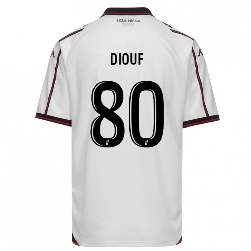Danxen Kid Yehvann Diouf #80 Black White Away Jersey 2026/27 T-Shirt