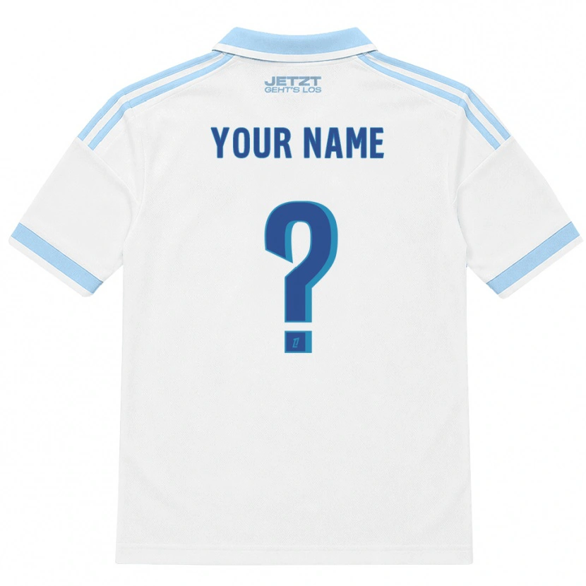 Danxen Kid Your Name #0 Light Sky Blue White Red Away Jersey 2026/27 T-Shirt