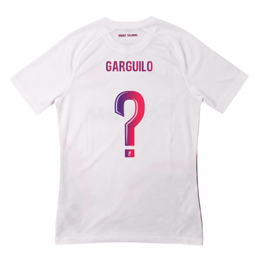 Danxen Kid Leny Garguilo #0 White Pink Purple Away Jersey 2026/27 T-Shirt