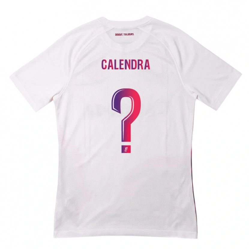 Danxen Kid Lorenzo Calendra #0 White Pink Purple Away Jersey 2026/27 T-Shirt