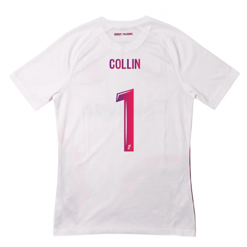 Danxen Kid Théo Collin #1 White Pink Purple Away Jersey 2026/27 T-Shirt