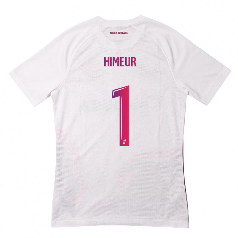 Danxen Kid Thomas Himeur #1 White Pink Purple Away Jersey 2026/27 T-Shirt